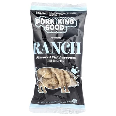 Flavored Chicharrones, Ranch, 1.75 oz (49.5 g)