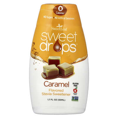 Sweet Drops®, Caramel, 1.7 fl oz (50 ml)