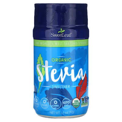 Organic Stevia, Sweetener + Prebiotic Fiber, 3.2 oz (92 g)