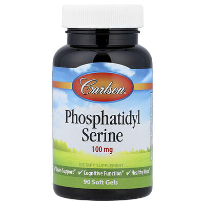 Фосфатидилсерин, 100 mg, 90 мягких капсул