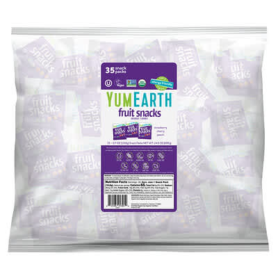 Fruit Snacks, Variety, 35 Snack Packs, 0.7 oz (19.8 g) Each