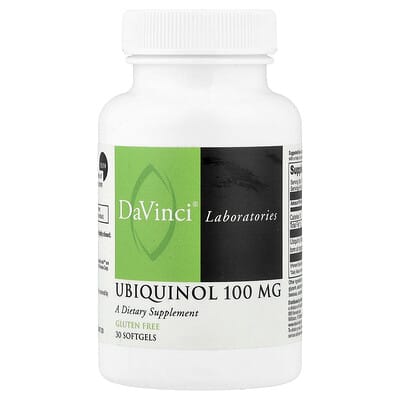 DaVinci Laboratories Ubiquinol, 100 mg, 30 мягких капсул