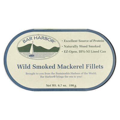 Филе макрели Wild Smoked, 6.7 oz (190 g)