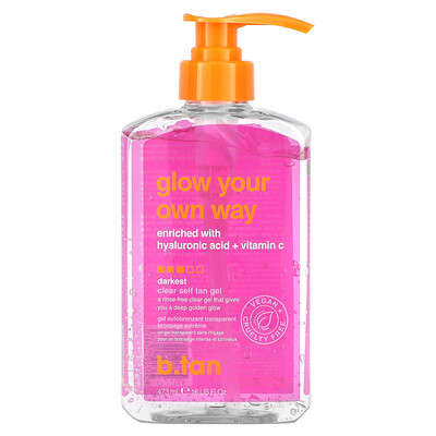 Glow Your Own Way, гель для автозагара, Darkest, 16 fl oz (473 ml)