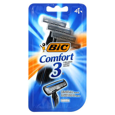 Одноразовые бритвы BIC Comfort 3 4 шт.