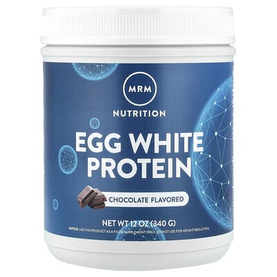 Egg White Protein, Chocolate, 12 oz (340 g)