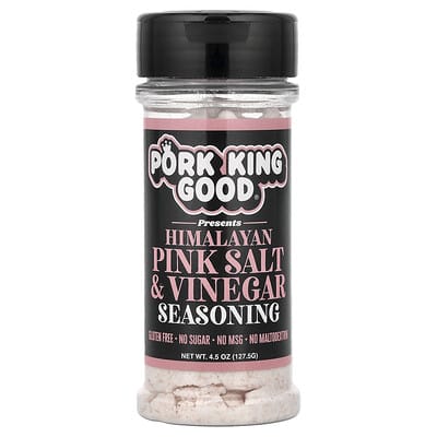 Pork King Good приправа с розовой гималайской солью и уксусом, 4.5 oz (127.5 g)