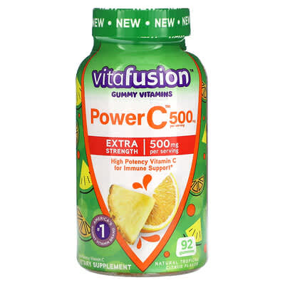 Power C™ Gummies, Tropical Citrus, 92 Gummies (125 mg per Gummy)
