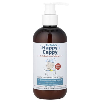 Medicated Shampoo & Body Wash, Fragrance Free, 8 fl oz (237 ml)