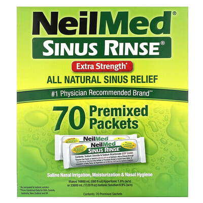Средство для промывания пазух Sinus Rinse®, 70 готовых пакетиков