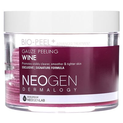 Dermalogy, Bio-Peel Gauze Peeling Wine, 30 Pads, 6.76 fl oz (200 ml)