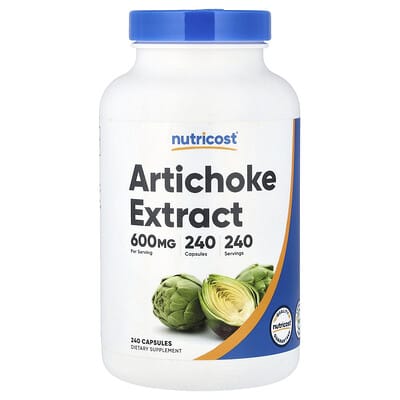 Artichoke Extract, 600 mg, 240 Capsules