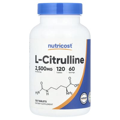 L-Citrulline, 120 Tablets (1,250 mg per Tablet)