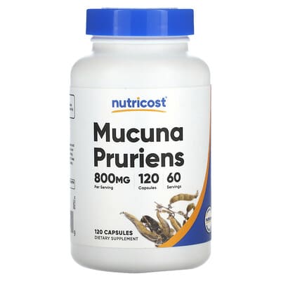 Mucuna Pruriens, 120 Capsules (400 mg per Capsule)
