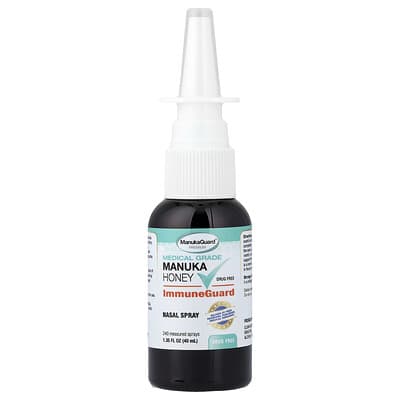 Medical Grade Manuka Honey, Everyday Immune Cleanse Nasal Spray, 1.35 fl oz (40 ml)