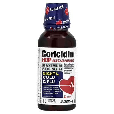 Cold & Flu Night, Cherry, 12 fl oz (355 ml)