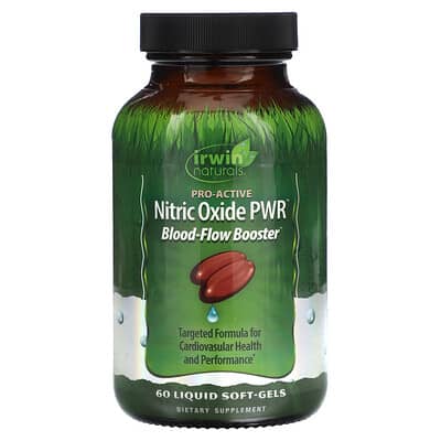 Nitric Oxide PWR™, Blood-Flow Booster, 60 Liquid Soft-Gels