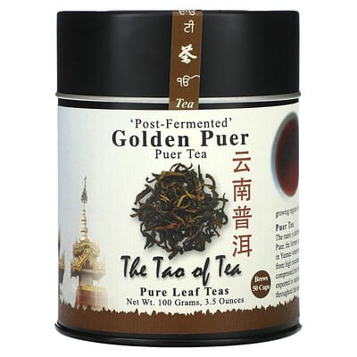 Чай Puer Tea, Golden Puer, 3.5 oz (100 g)