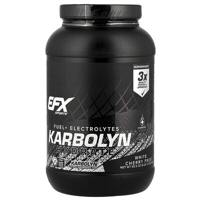 Karbolyn® Hydrate, White Cherry Frost, 4 lb 1.5 oz (1,856 g)
