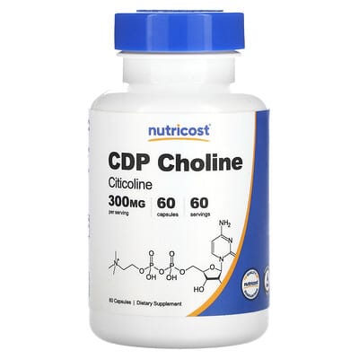 CDP Choline, Citicoline, 60 капсул