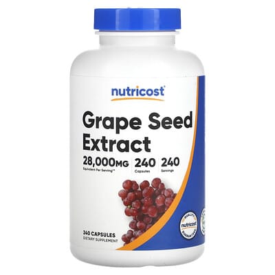 Grape Seed Extract, 240 Capsules (400 mg per Capsule)