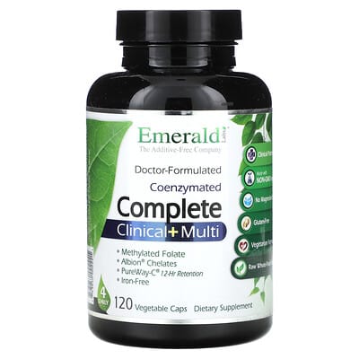 Coenzymated Complete Clinical + Multi, 120 Vegetable Capsules