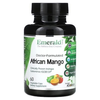 African Mango, 60 растительных капсул