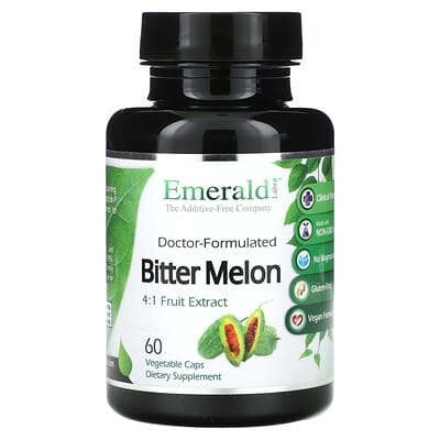 Bitter Melon, 60 растительных капсул (500 mg на капсулу)