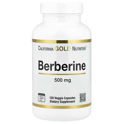 Berberine HCI, 500 mg, 120 Veggie Capsules