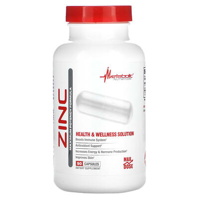 Zinc, 90 Capsules (75 mg per Capsule)