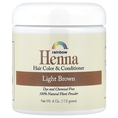Henna, Hair Color and Conditioner, Light Brown, 4 oz (113 g)