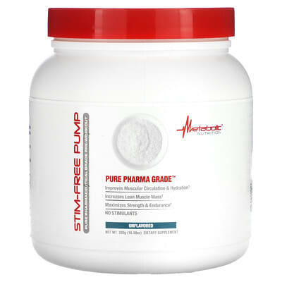 Предтренировочный комплекс Stim-Free Pump, без кофеина, Raspberry Lemonade, 9.5 oz (270 g)
