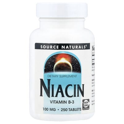 Niacin, 100 mg, 250 Tablets