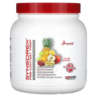 Synedrex, предсоревновательная подготовка, Fruit Punch, 14.8 oz (420 g)