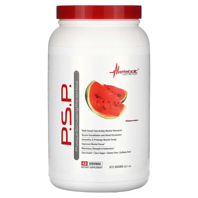 Предтренировочный комплекс P.S.P. Physique Stimulating, Watermelon, 23.7 oz (672 g)