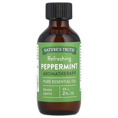 Pure Essential Oil, Refreshing Peppermint, 2 fl oz (59 ml)