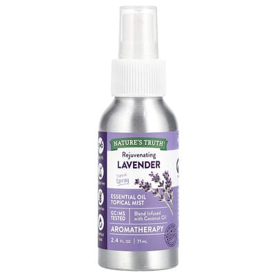 Essential Oil Topical Mist, Rejuvenating Lavender, 2.4 fl oz (71 ml)