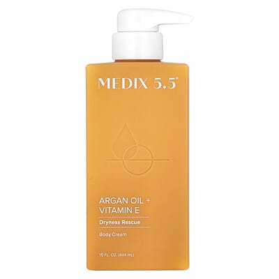 Крем для тела, аргановое масло + витамин E, 15 fl oz (444 ml)