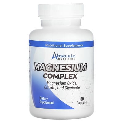 Магниевый комплекс Absolute Nutrition, 60 капсул
