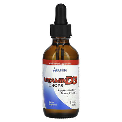 Витамин D3 капли, 2 fl oz (60 ml)