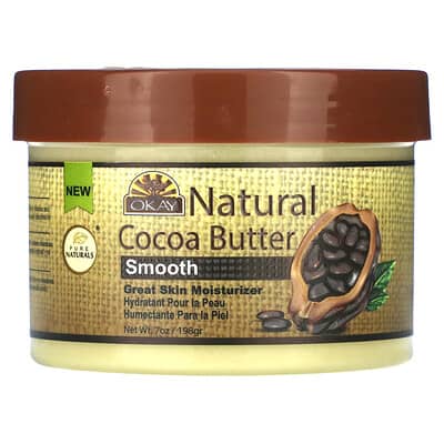 Натуральное масло какао Okay Pure Naturals Smooth Blend, 198 g