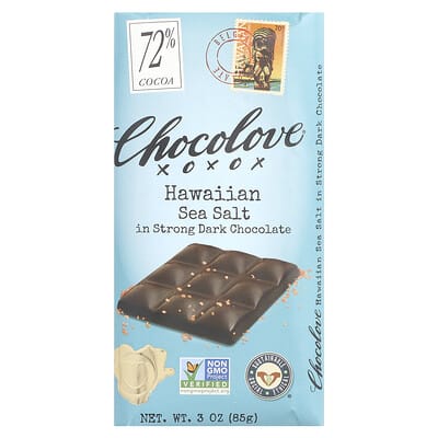 Шоколад Chocolove Hawaiian Sea Salt 72% Cocoa 3 oz (85 g)