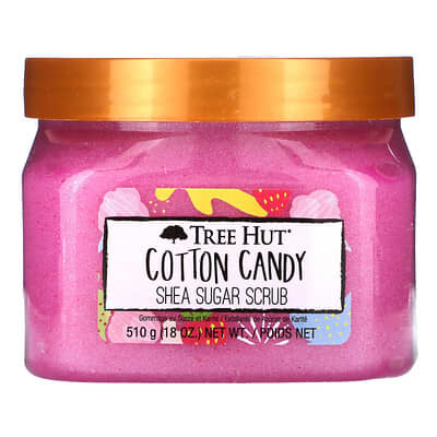 Shea Sugar Scrub, Cotton Candy, 18 oz (510 g)