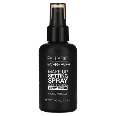 4Ever + Ever, Makeup Setting Spray, Long-Lasting Dewy Finish, 3.4 fl oz (100 ml)
