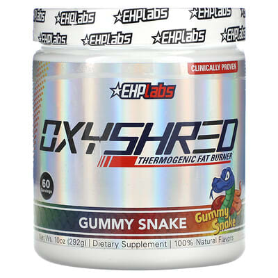OxyShred, термогенный жиросжигатель, Gummy Snake, 10 oz (292 g)