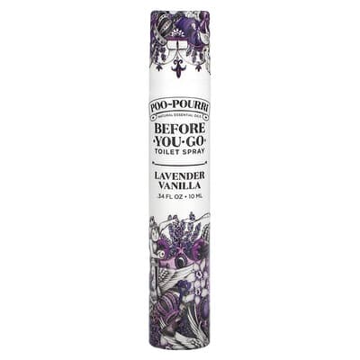 Before-You-Go® Toilet Sprays, Lavender Vanilla, 0.34 fl oz (10 ml)