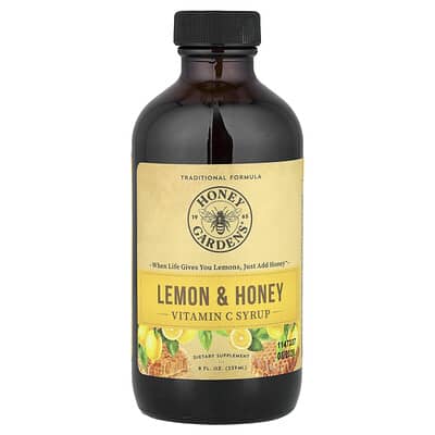 Vitamin C Syrup, Lemon & Honey, 8 fl oz (237 ml)