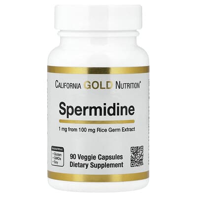 Spermidine, Rice Germ Extract, 1 mg , 90 Veggie Capsules