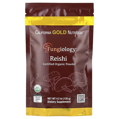 Fungiology®, Certified Organic Reishi Powder, 4.2 oz (120 g)