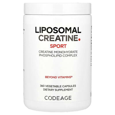 Sport, Liposomal Creatine, 360 Vegetable Capsules (625 mg per Capsule)